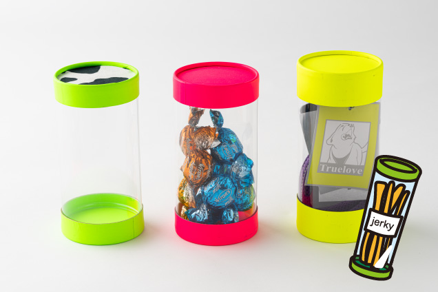 中身が見えるパッケージで、小物入れやプレゼントに