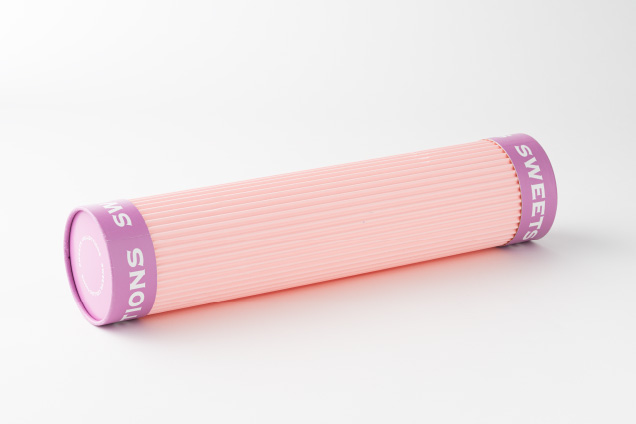 片段ボールを使用した紙管