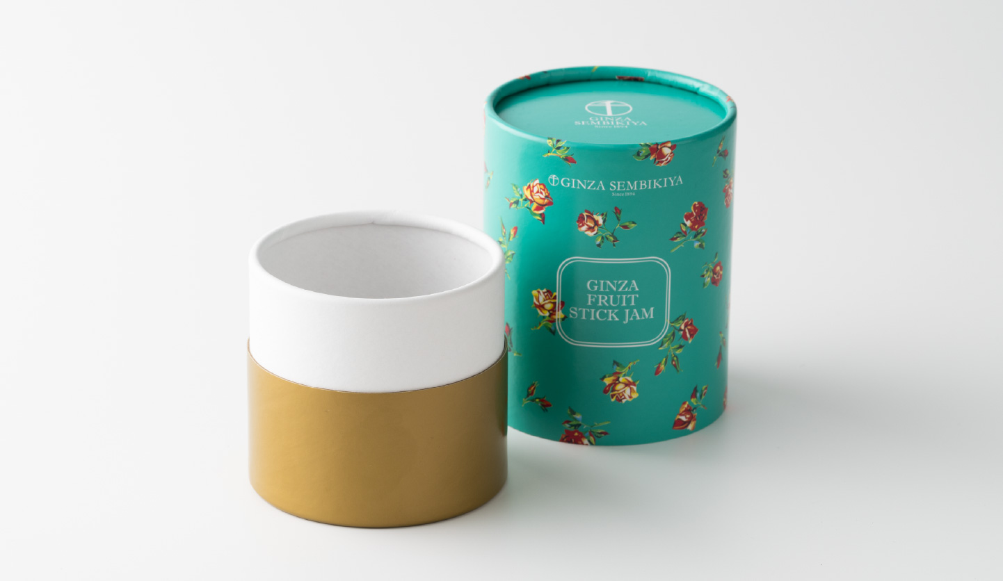 老舗果物店さんの逆インロータイプの紙管